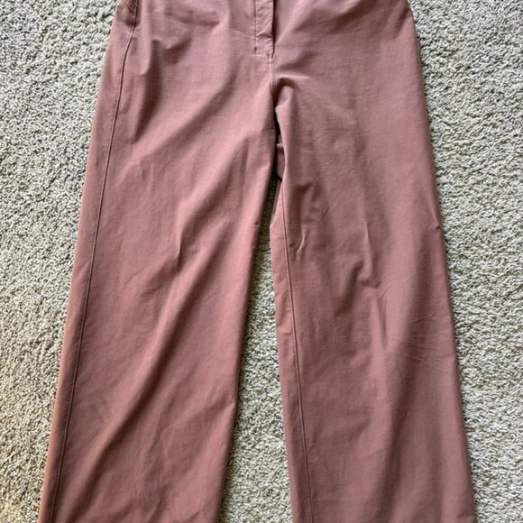 EUC LULULEMON City Sleek 5 Pocket High-Rise Wide-Leg Pant - Size 31 - Picture 2 of 5